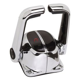 Uflex&nbsp;Twin Lever Top Mount Control w/Neutral Lock - No Trim Switch - Chrome