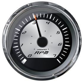 Faria Platinum 4" Tachometer - 7000 RPM (Gas - Inboard, Outboard &amp; I/O)